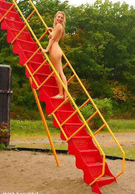 Hayley-Marie Coppin at the Playground